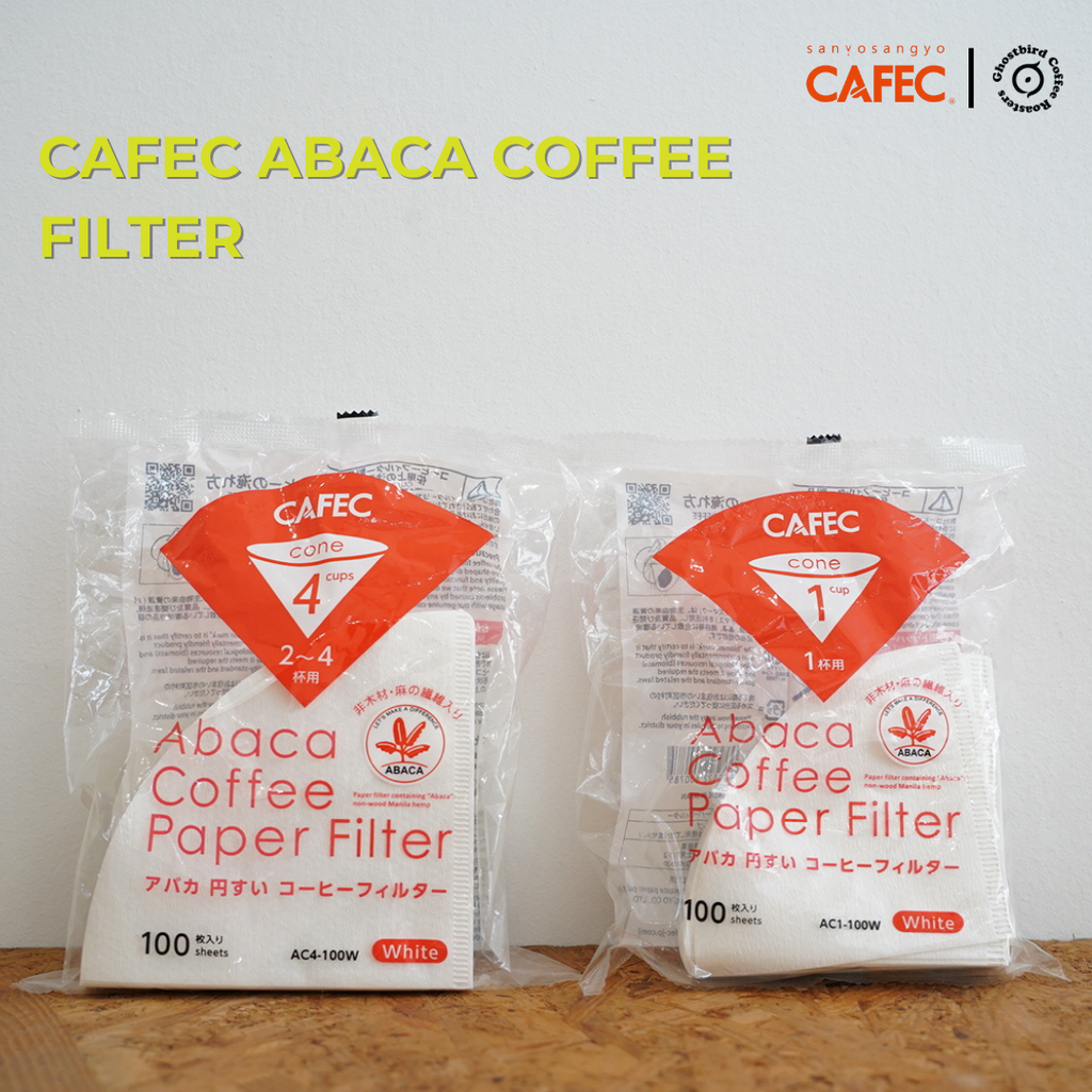 CAFEC ABACA Coffee Filter 100pcs