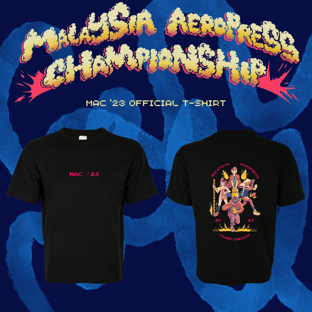 Exclusive Malaysia AeroPress Championship ‘23 T-shirts