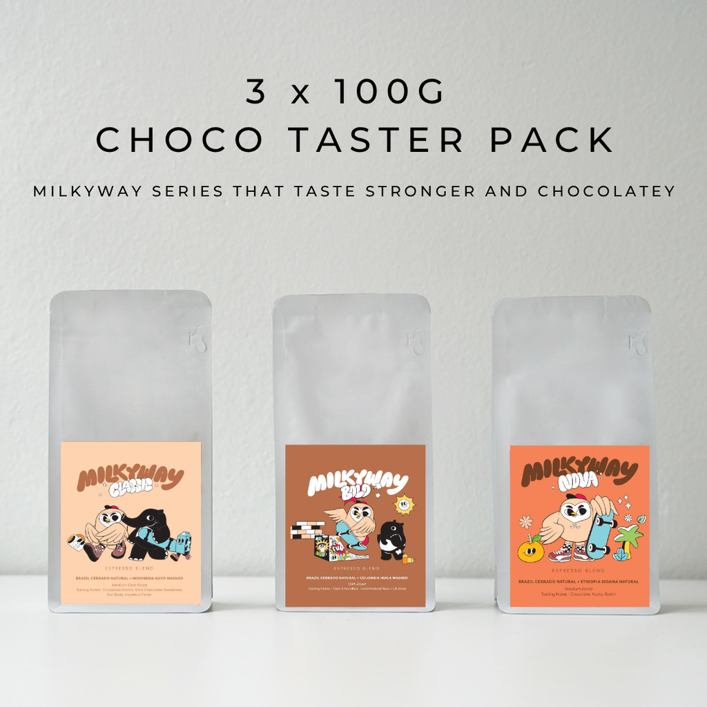3 x 100G Espresso Taster Packs