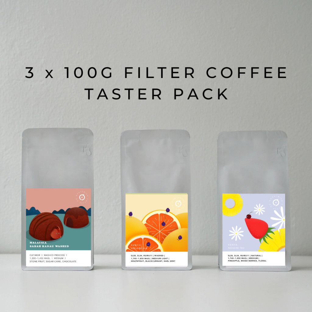 3 X 100 Filter Taster Pack